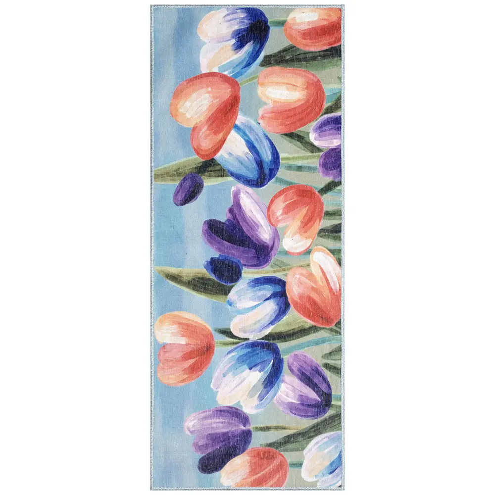 Liora Manne Impressions Tulips Indoor Mat Multi 1'11