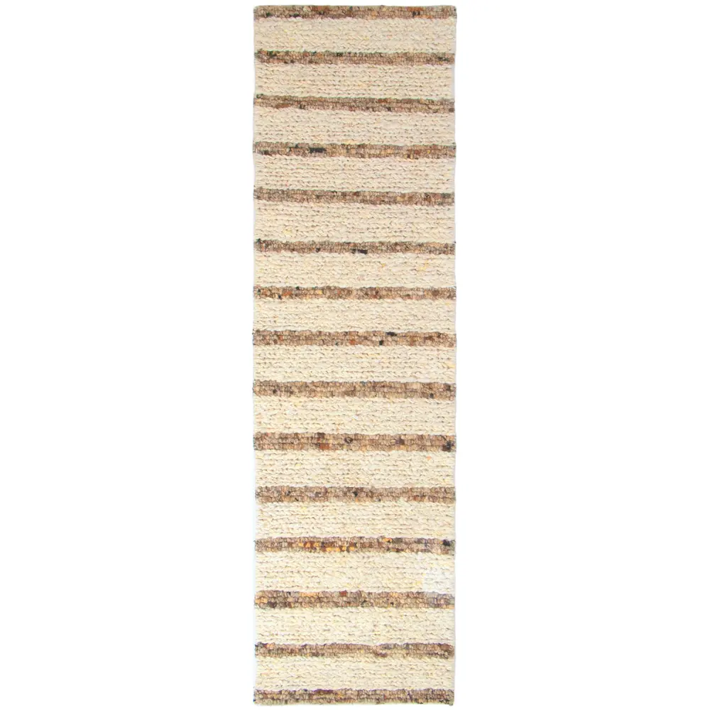 Liora Manne Lhasa Stripe Indoor Area Rug Neutral 2' x 7'6