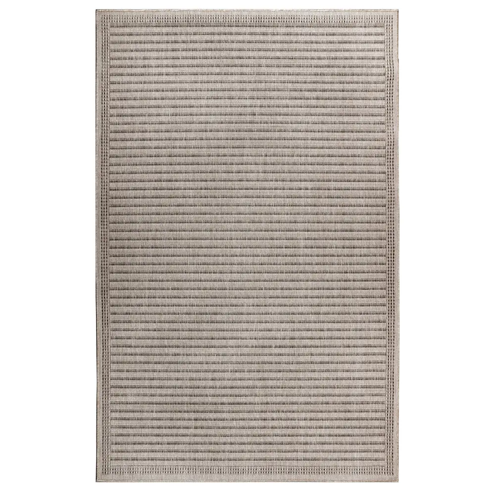 Liora Manne Malibu Simple Border Indoor/Outdoor Area Rug Neutral 4'10