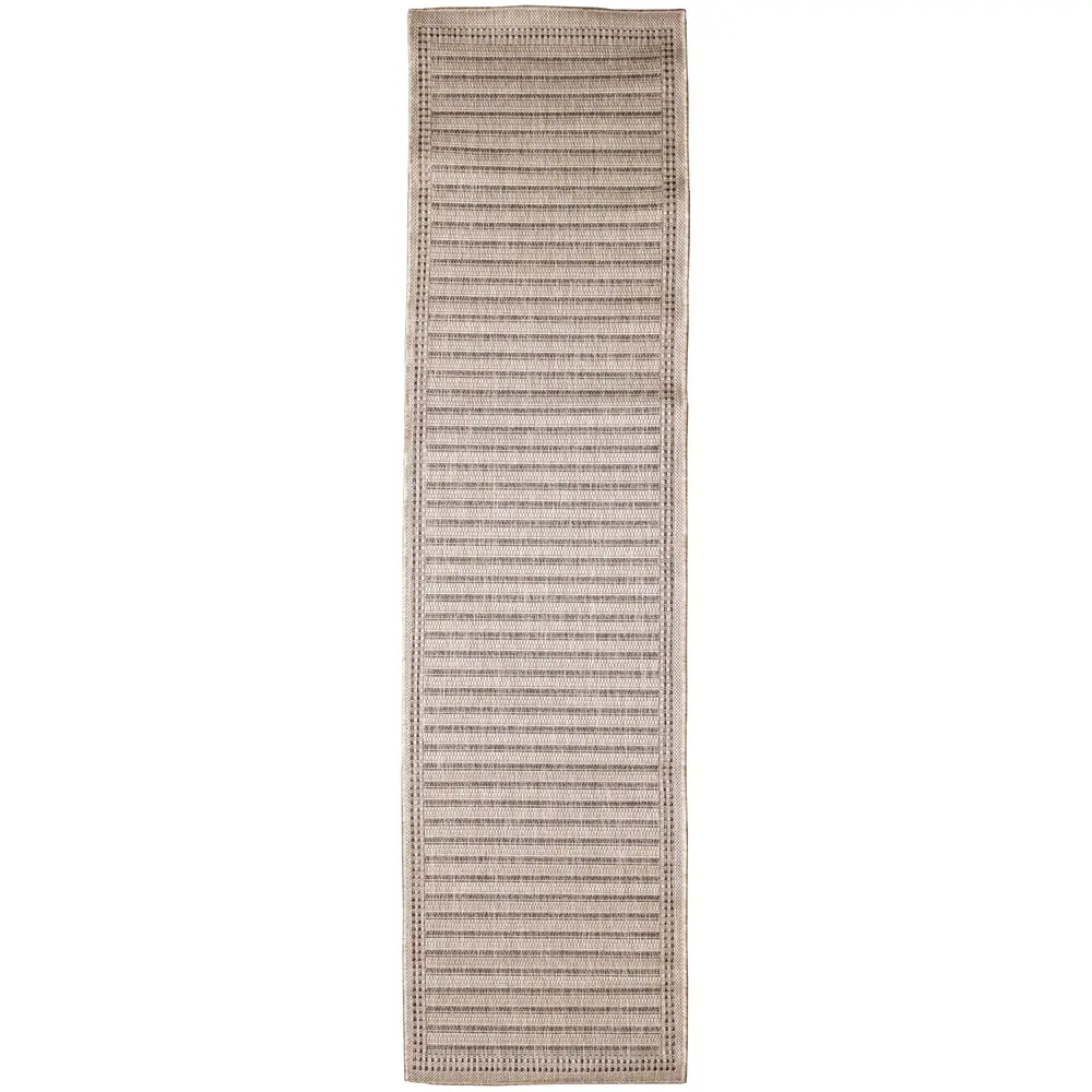 Liora Manne Malibu Simple Border Indoor/Outdoor Area Rug Neutral 1'11