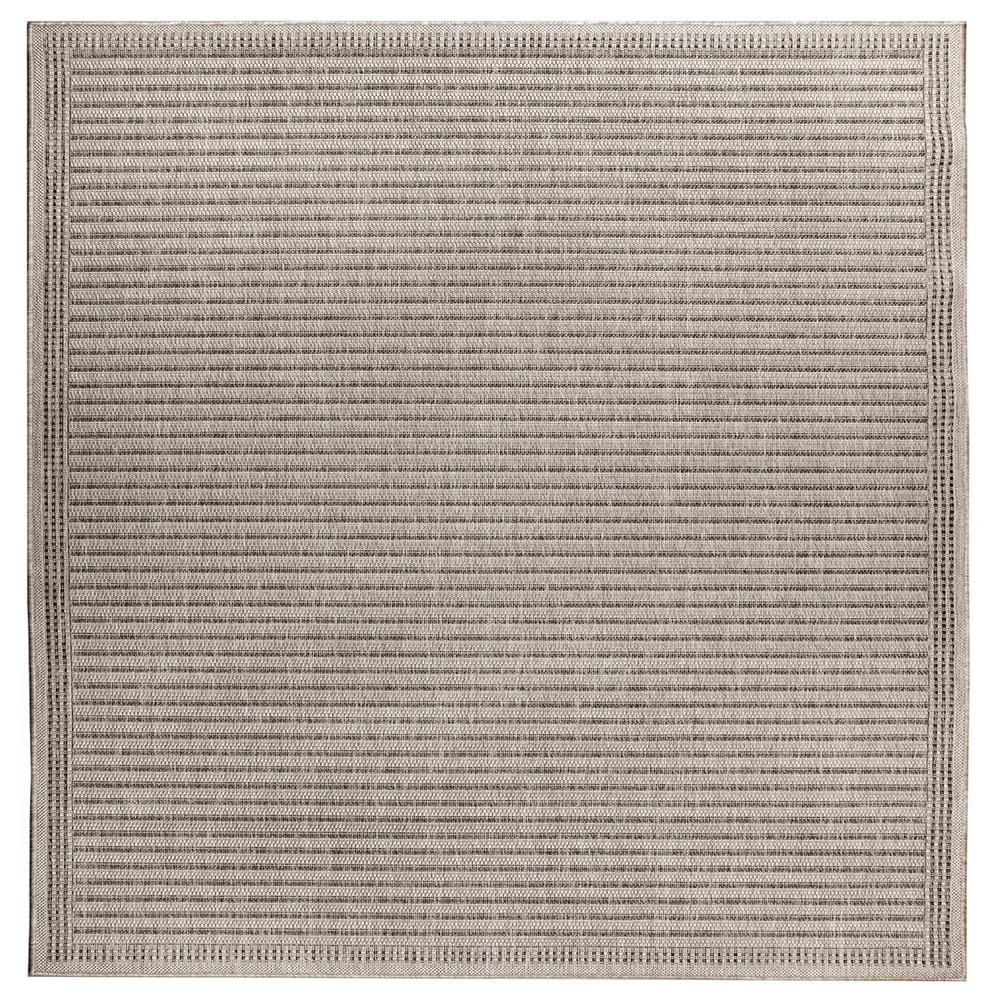 Liora Manne Malibu Simple Border Indoor/Outdoor Area Rug Neutral 7'10