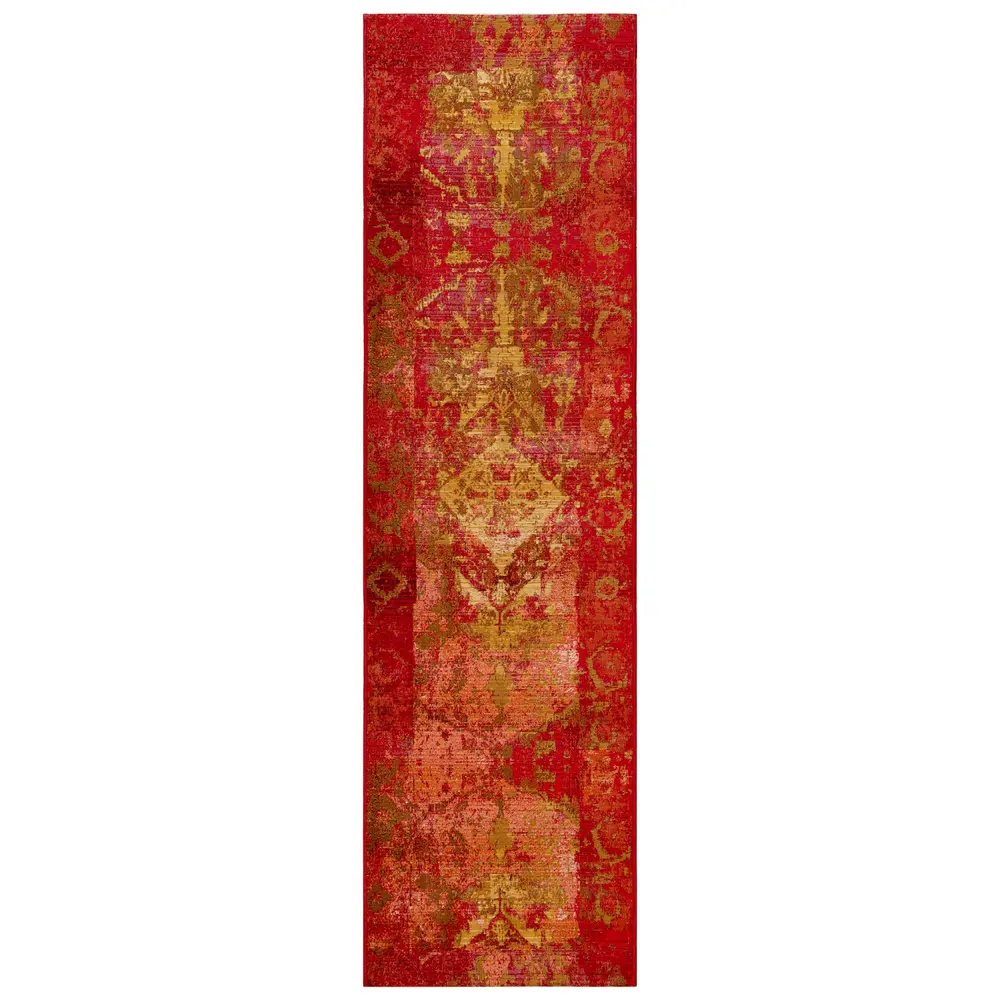 Liora Manne Marina Kermin Indoor/Outdoor Area Rug Saffron 1'11