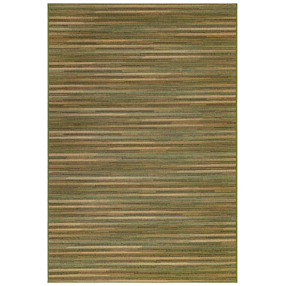 Liora Manne Marina Stripes Indoor/Outdoor Area Rug Green 3'3