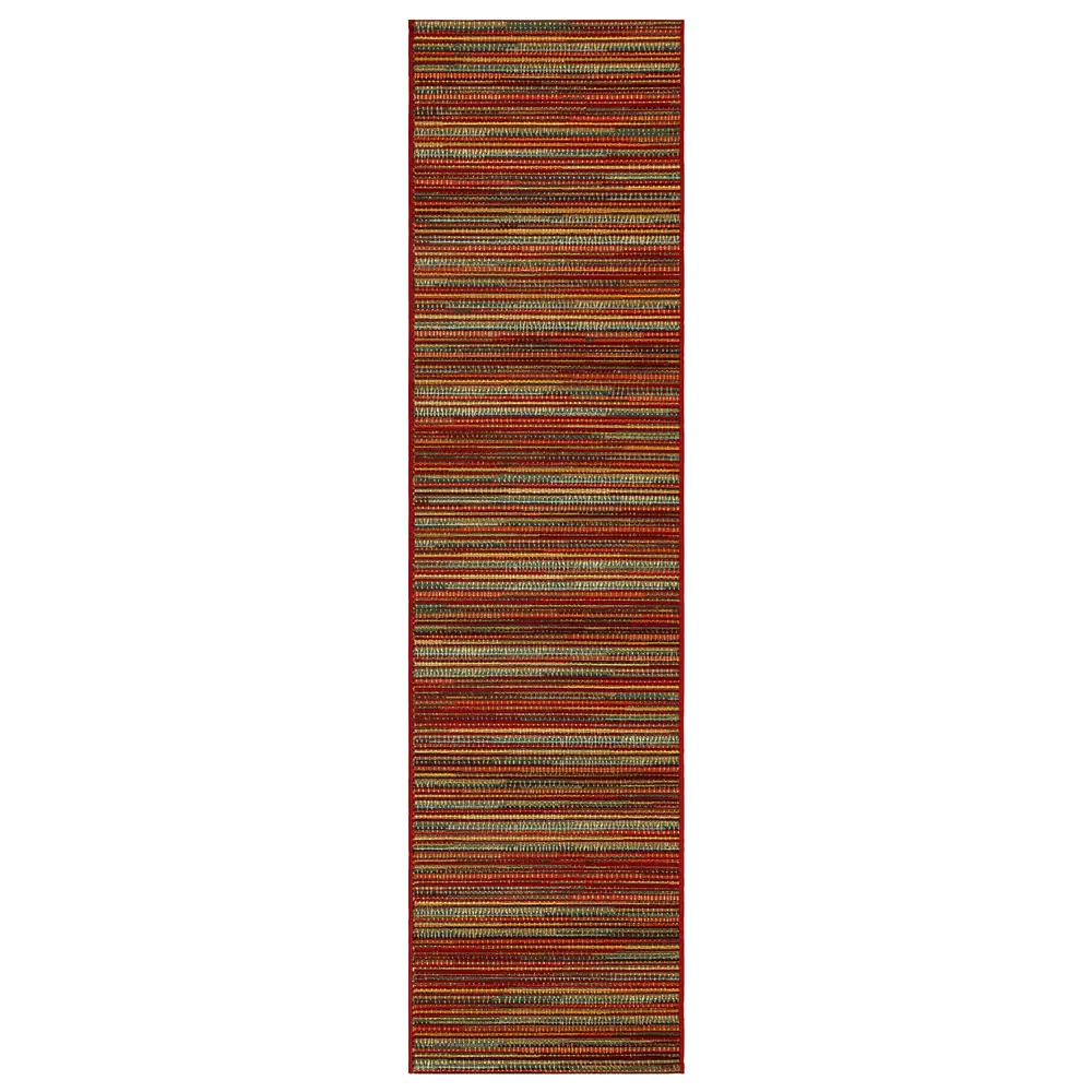 Liora Manne Marina Stripes Indoor/Outdoor Area Rug Saffron 1'11
