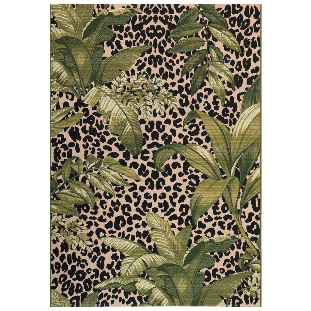 Liora Manne Marina Safari Indoor/Outdoor Area Rug Green 6'6