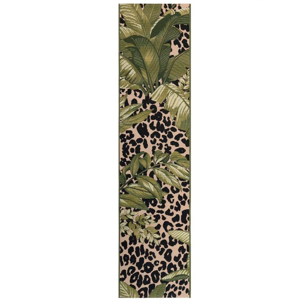 Liora Manne Marina Safari Indoor/Outdoor Area Rug Green 1'11