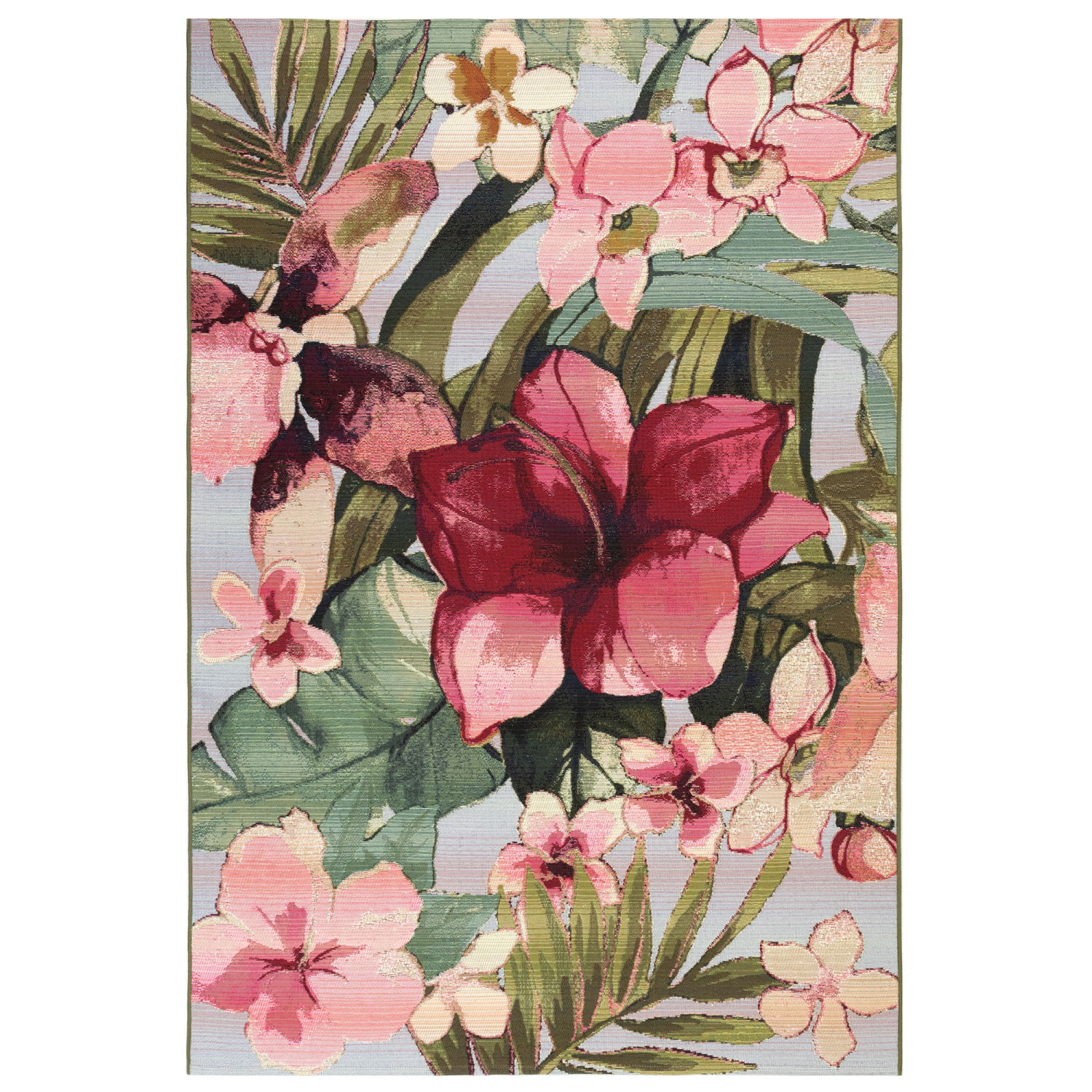 Liora Manne Marina Tropical Floral Indoor/Outdoor Area Rug Multi 4'10