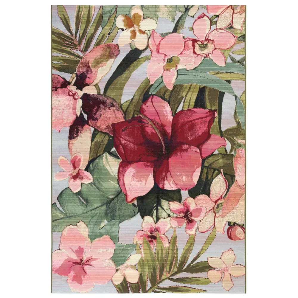Liora Manne Marina Tropical Floral Indoor/Outdoor Area Rug Multi 6'6