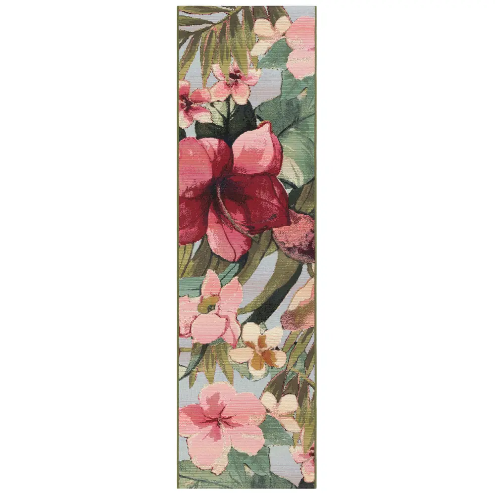Liora Manne Marina Tropical Floral Indoor/Outdoor Area Rug Multi 1'11