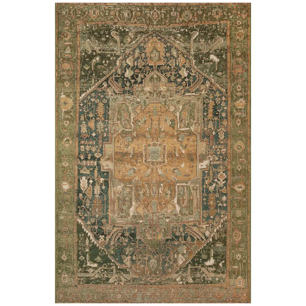 Liora Manne Marina Heriz Indoor/Outdoor Area Rug Green 3'3