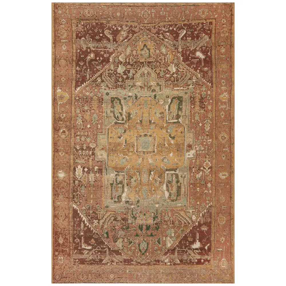 Liora Manne Marina Heriz Indoor/Outdoor Area Rug Terracotta 7'10