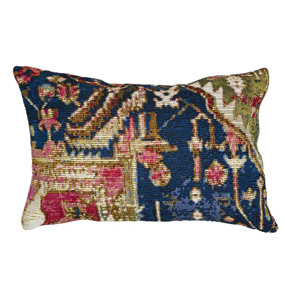 Liora Manne Marina Heriz Indoor/Outdoor Pillow Red/multi 12
