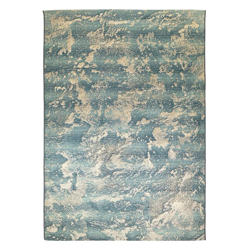 Liora Manne Marina Stormy Indoor/Outdoor Area Rug Sea 4'10