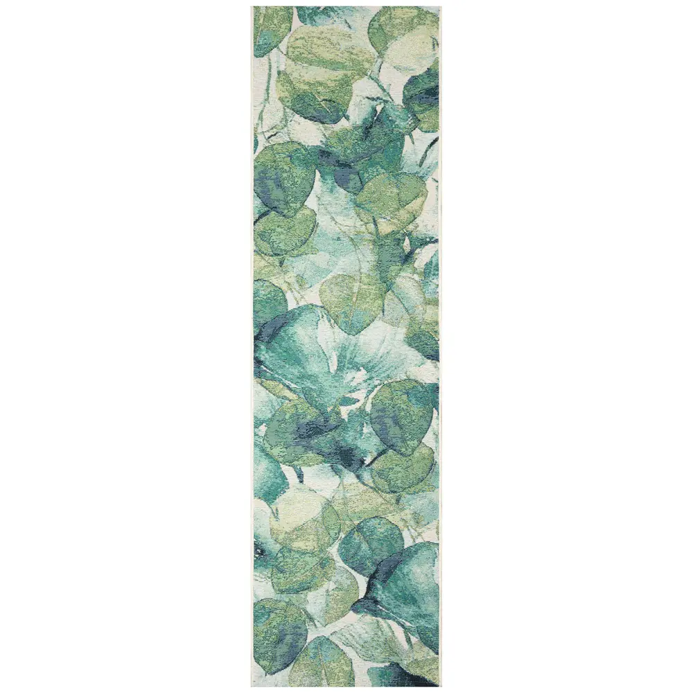 Liora Manne Marina Lotus Indoor/Outdoor Area Rug Green 1'11