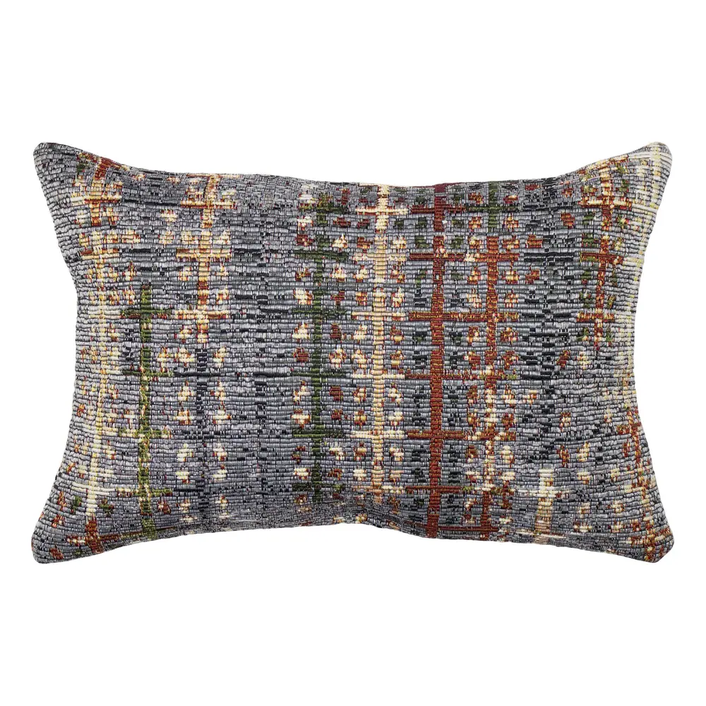 Liora Manne Marina Sienna Indoor/Outdoor Pillow Black 12