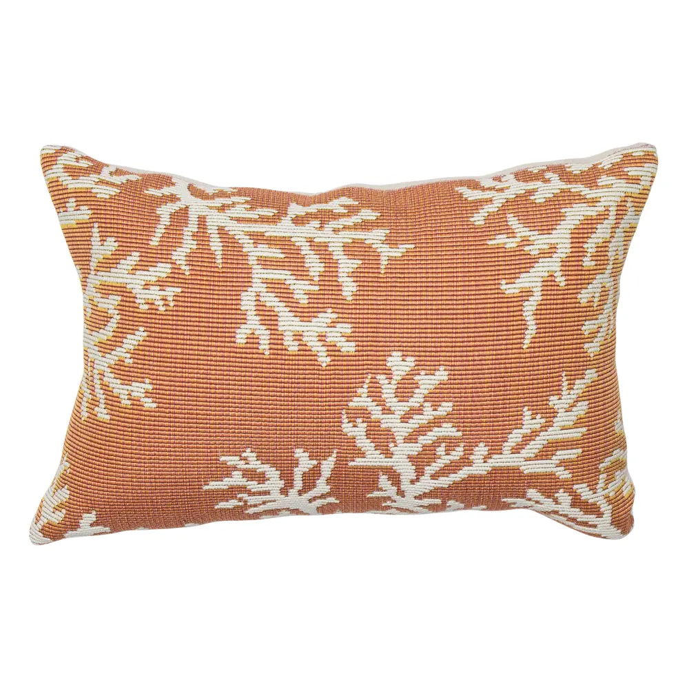 Liora Manne Marina Coral Edge Indoor/Outdoor Pillow Sunset 12