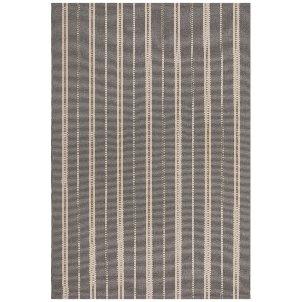Liora Manne Mia Multi Stripe Indoor/Outdoor Area Rug Silver 8'3