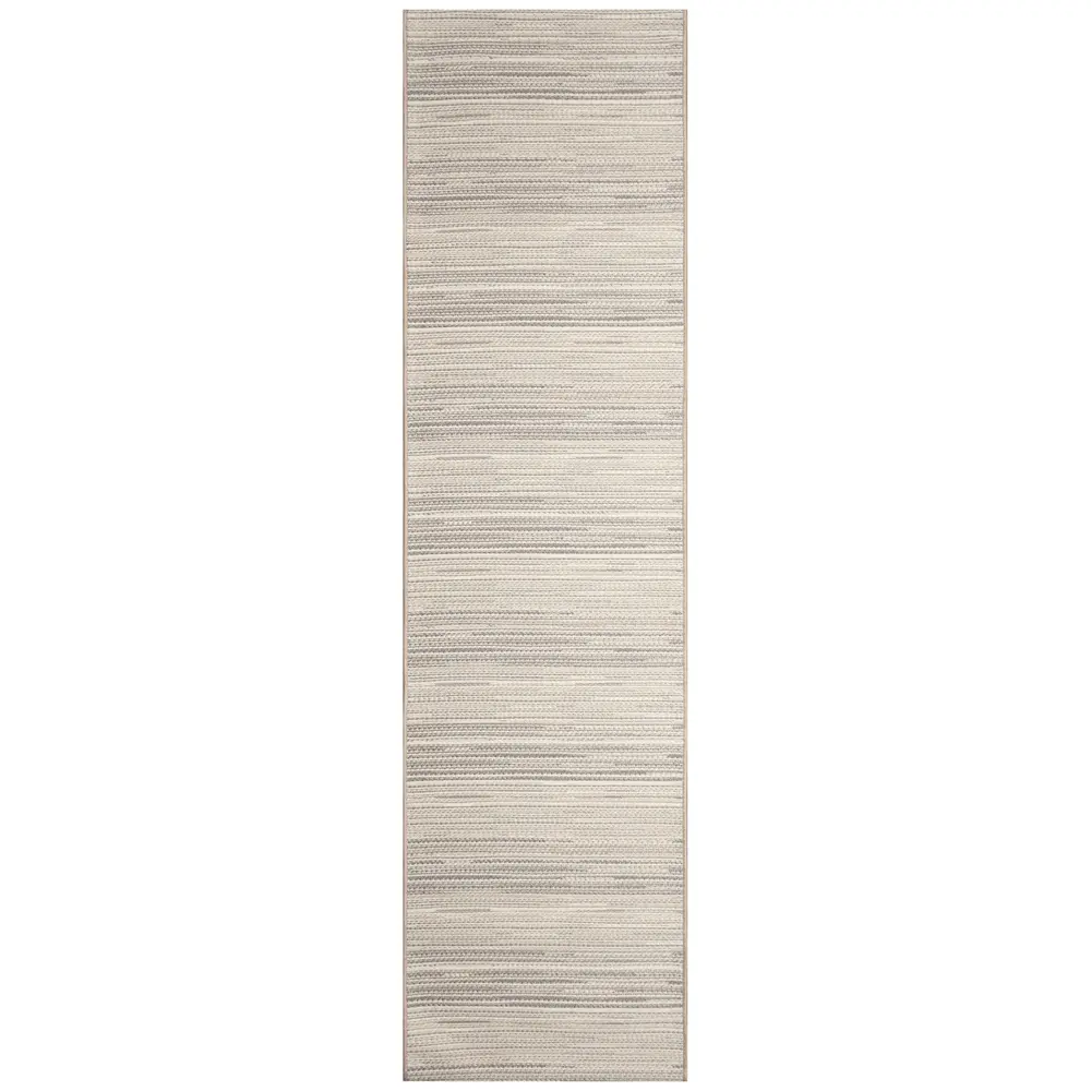 Liora Manne Miranda Tweed Stripe Indoor/Outdoor Area Rug Silver/brown 1'11