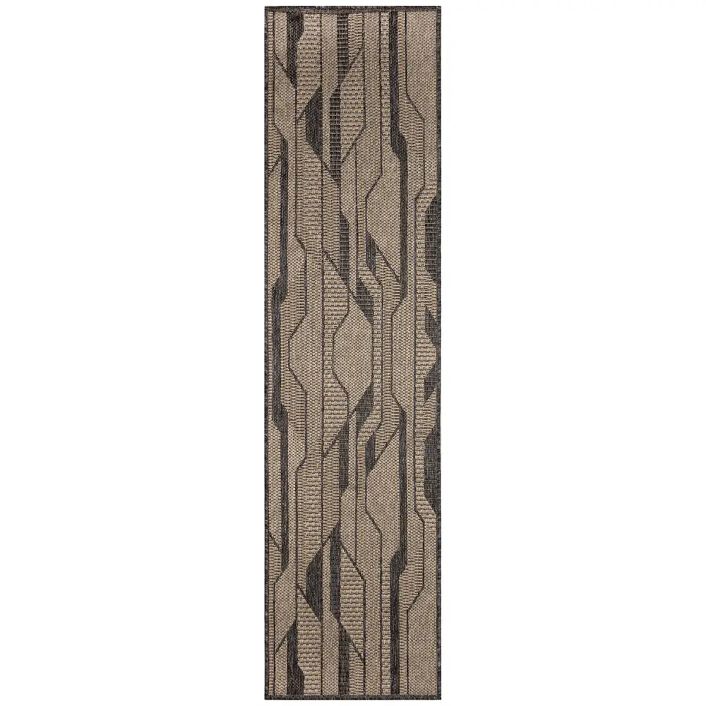 Liora Manne Monaco Vienna Indoor/Outdoor Area Rug Taupe 1'11