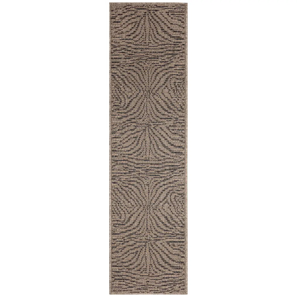 Liora Manne Monaco Zebra Indoor/Outdoor Area Rug Taupe 1'11