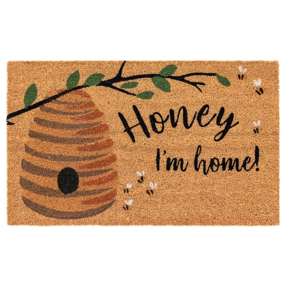 Liora Manne Natura Honey I'm Home Outdoor Mat Natural 2' x 3'