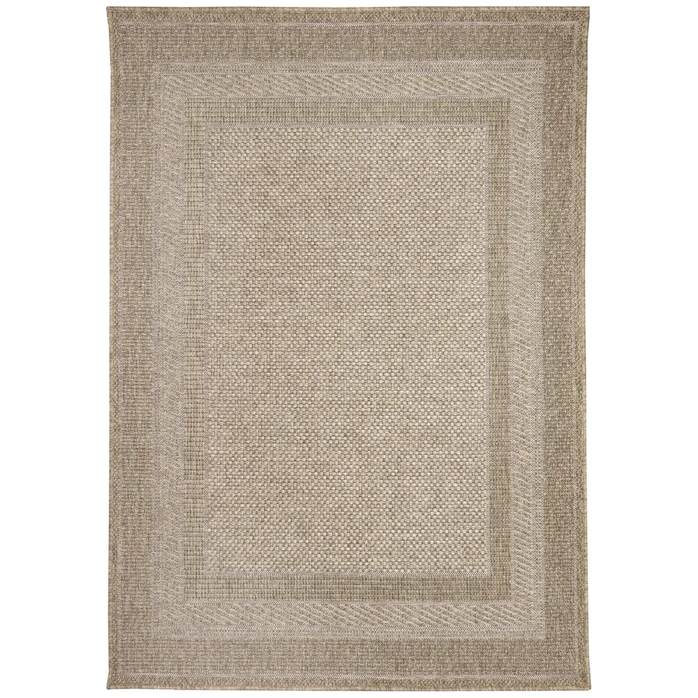 Liora Manne Orly Border Indoor/Outdoor Area Rug Natural 7'10