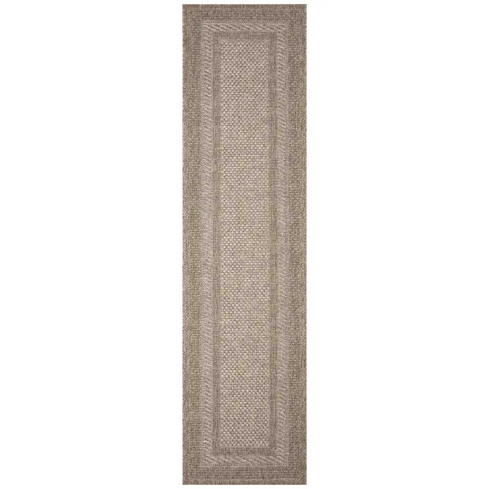 Liora Manne Orly Border Indoor/Outdoor Area Rug Natural 1'11