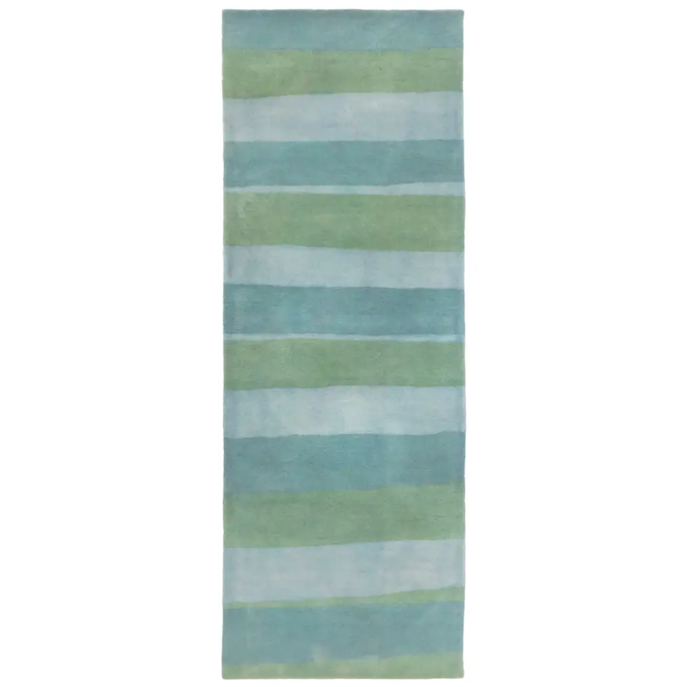 Liora Manne Piazza Stripes Indoor Area Rug Sea Breeze 2'3