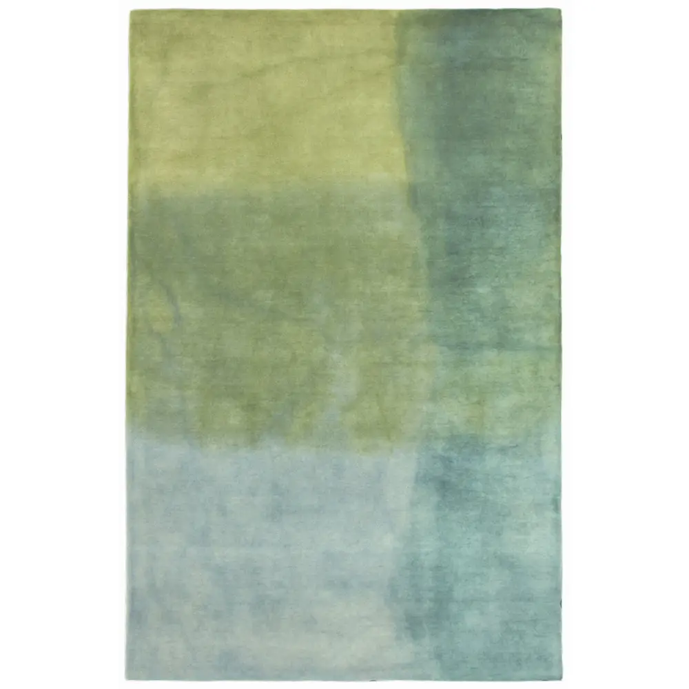 Liora Manne Piazza Watercolors Indoor Area Rug Sea Breeze 5' x 7'6