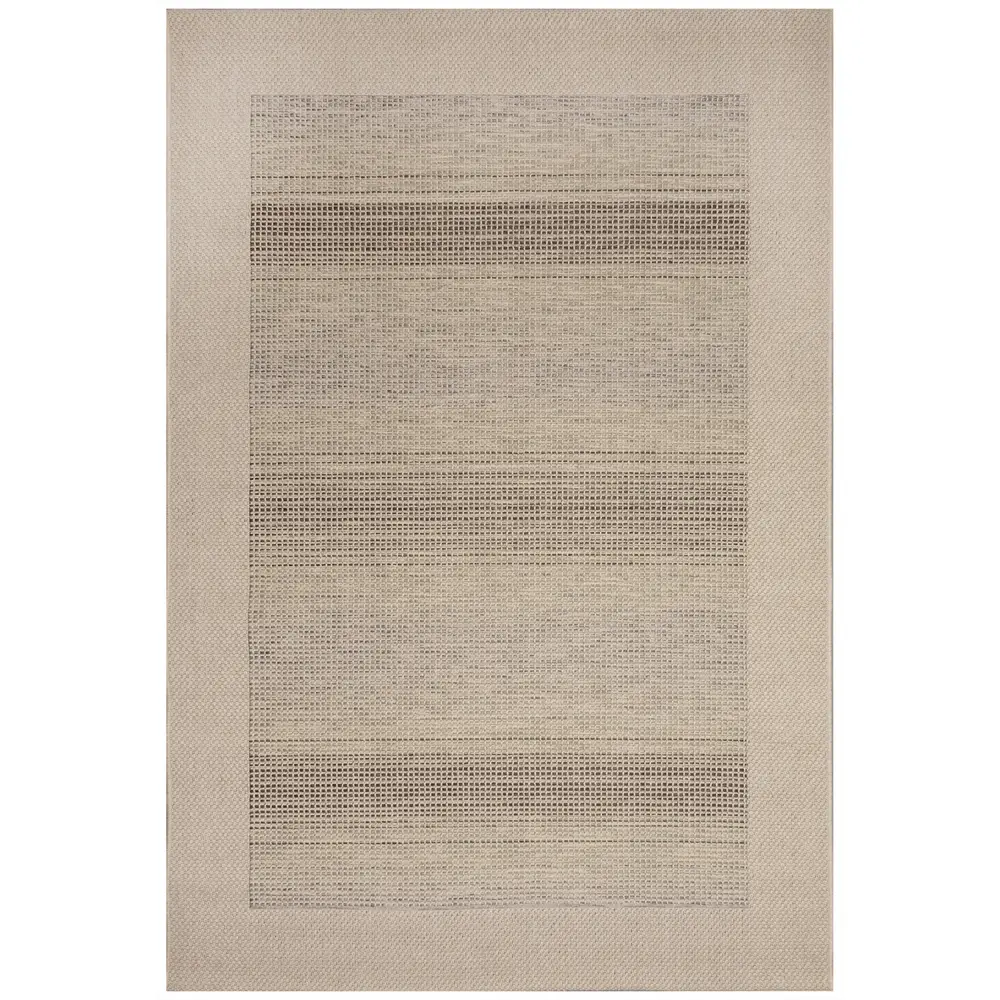 Liora Manne Riviera Border Indoor/Outdoor Area Rug Neutral 6'6