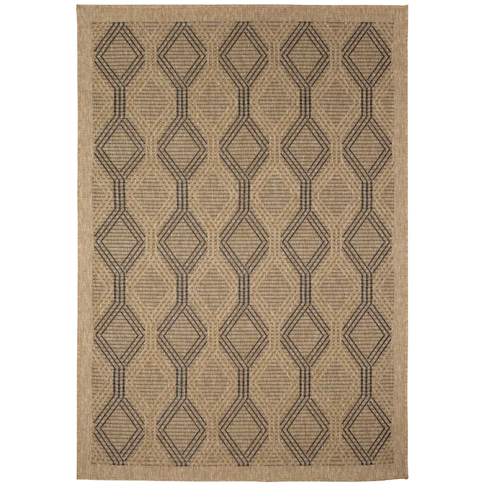 Liora Manne Sahara Links Indoor/Outdoor Area Rug Natural 5'3