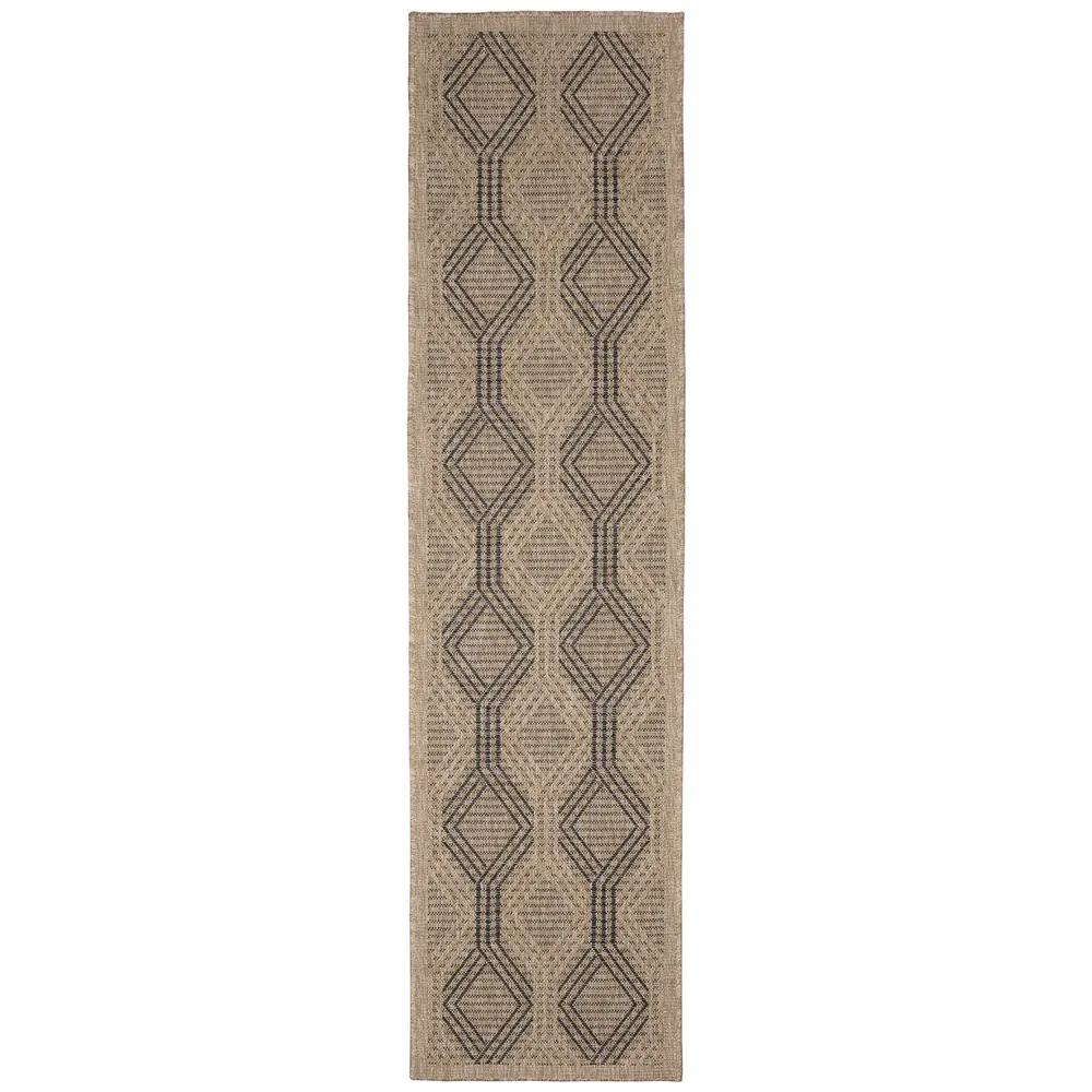 Liora Manne Sahara Links Indoor/Outdoor Area Rug Natural 1'11