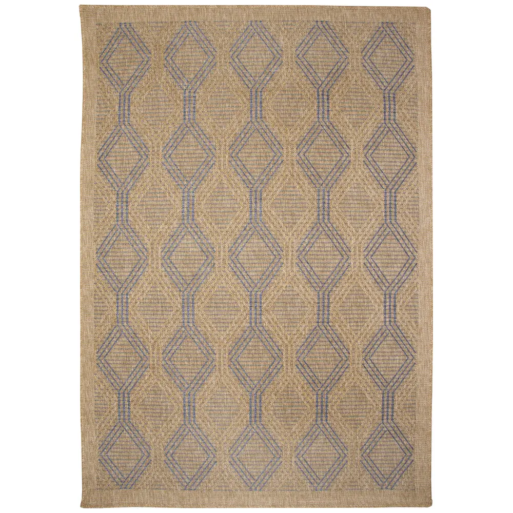 Liora Manne Sahara Links Indoor/Outdoor Area Rug Navy 7'10