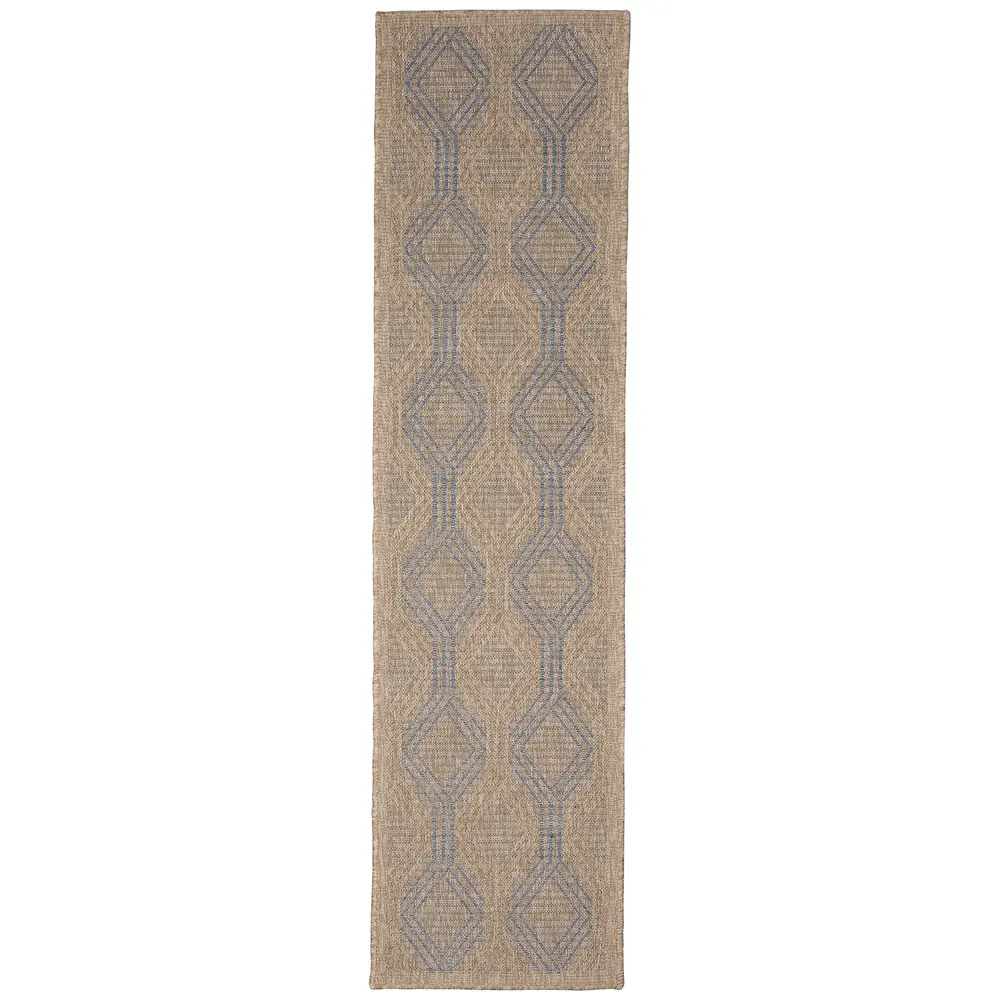 Liora Manne Sahara Links Indoor/Outdoor Area Rug Navy 1'11