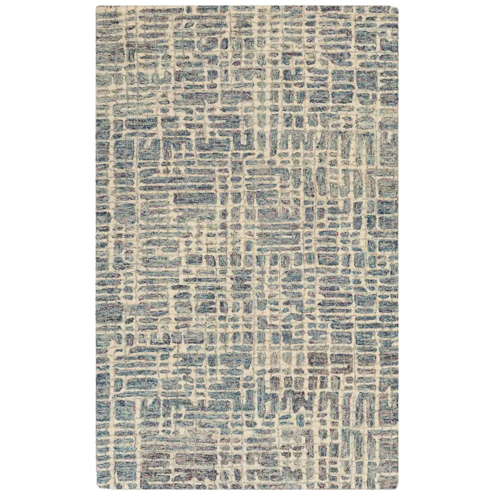 Liora Manne Savannah Grid Indoor Area Rug Ocean 3'6