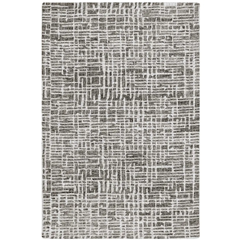 Liora Manne Savannah Grid Indoor Area Rug Charcoal 7'6