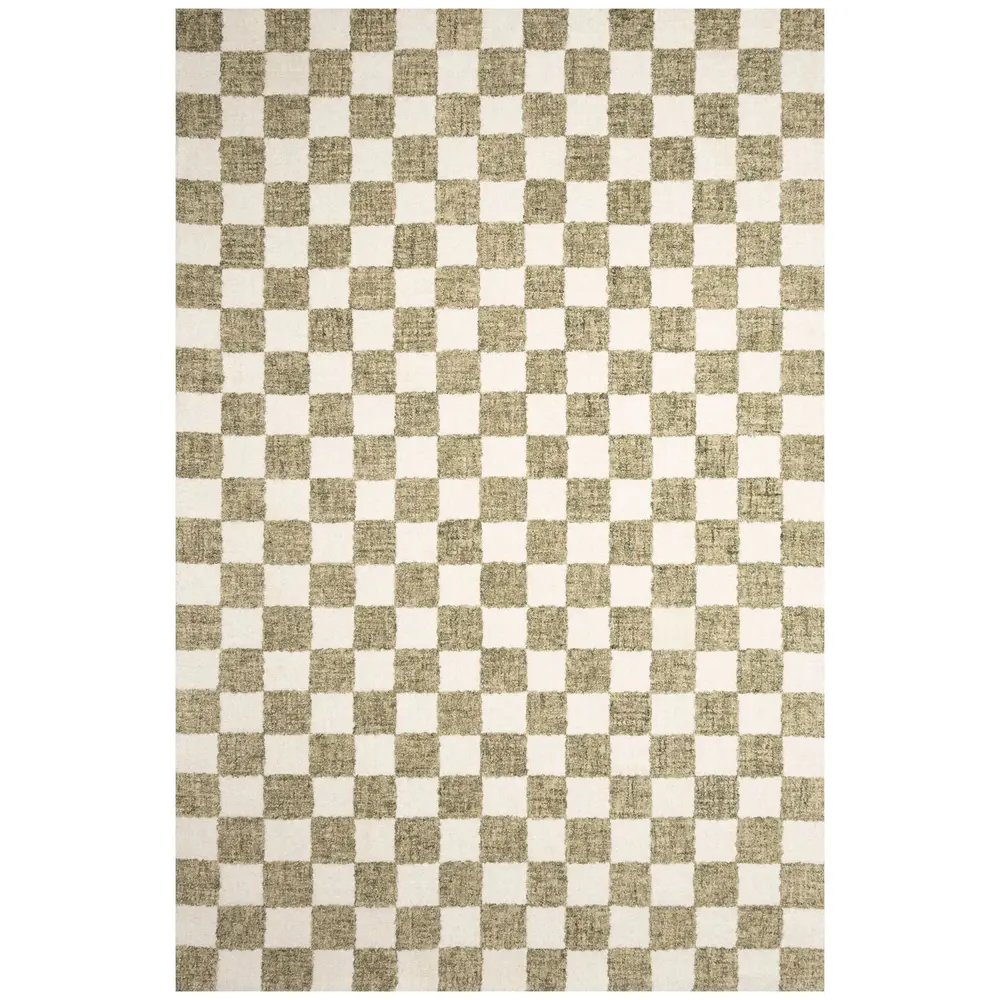 Liora Manne Savannah Checkerboard Indoor Area Rug Sage 7'6
