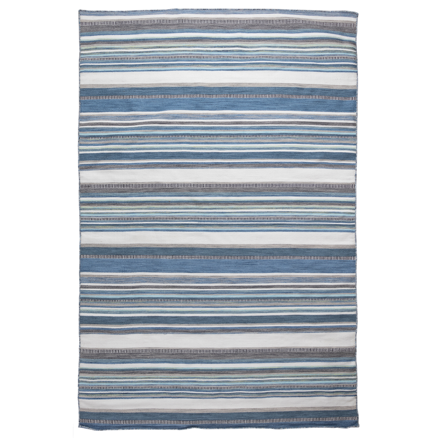 Liora Manne Sonoma Malibu Stripe Indoor/Outdoor Area Rug Seascape 5' x 7'6
