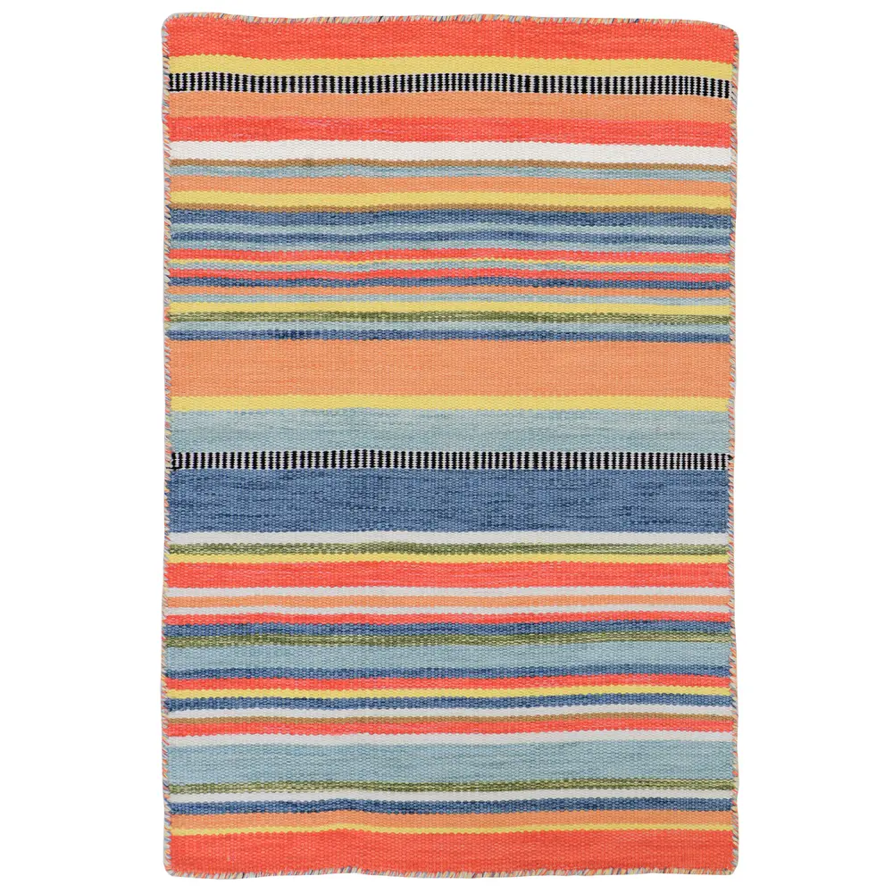 Liora Manne Sonoma Malibu Stripe Indoor/Outdoor Area Rug Sunscape 2' x 3'