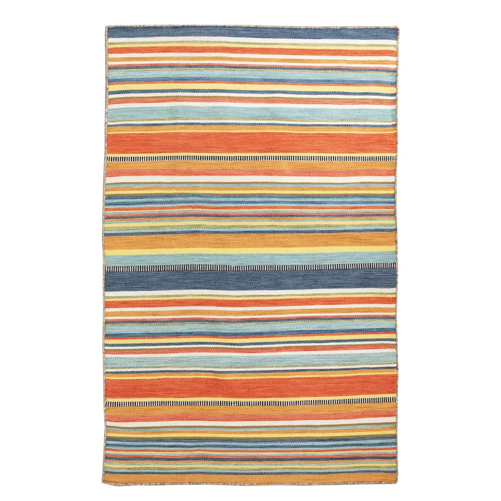 Liora Manne Sonoma Malibu Stripe Indoor/Outdoor Area Rug Sunscape 3'6