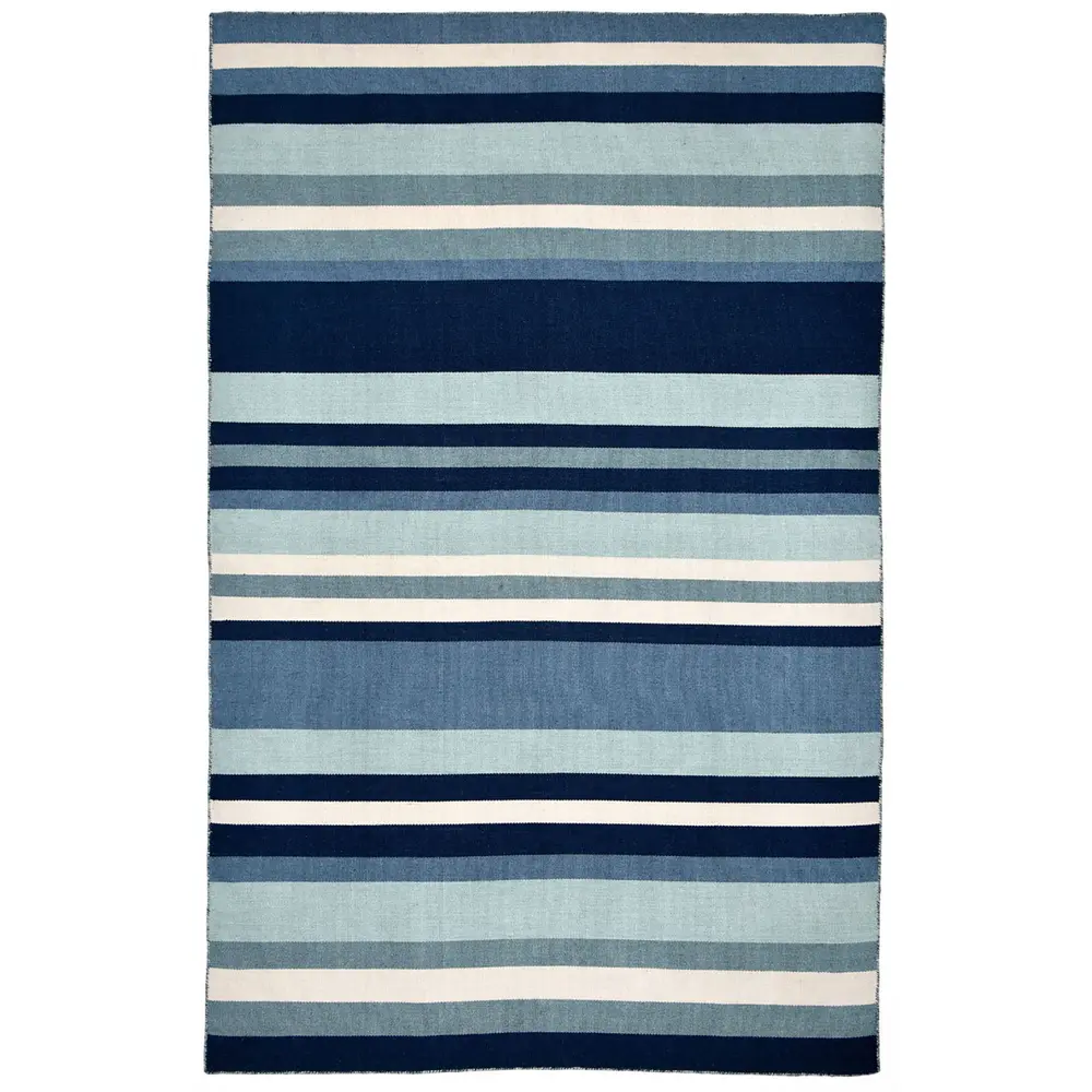 Liora Manne Sorrento Tribeca Indoor/Outdoor Area Rug Water 5' x 7'6