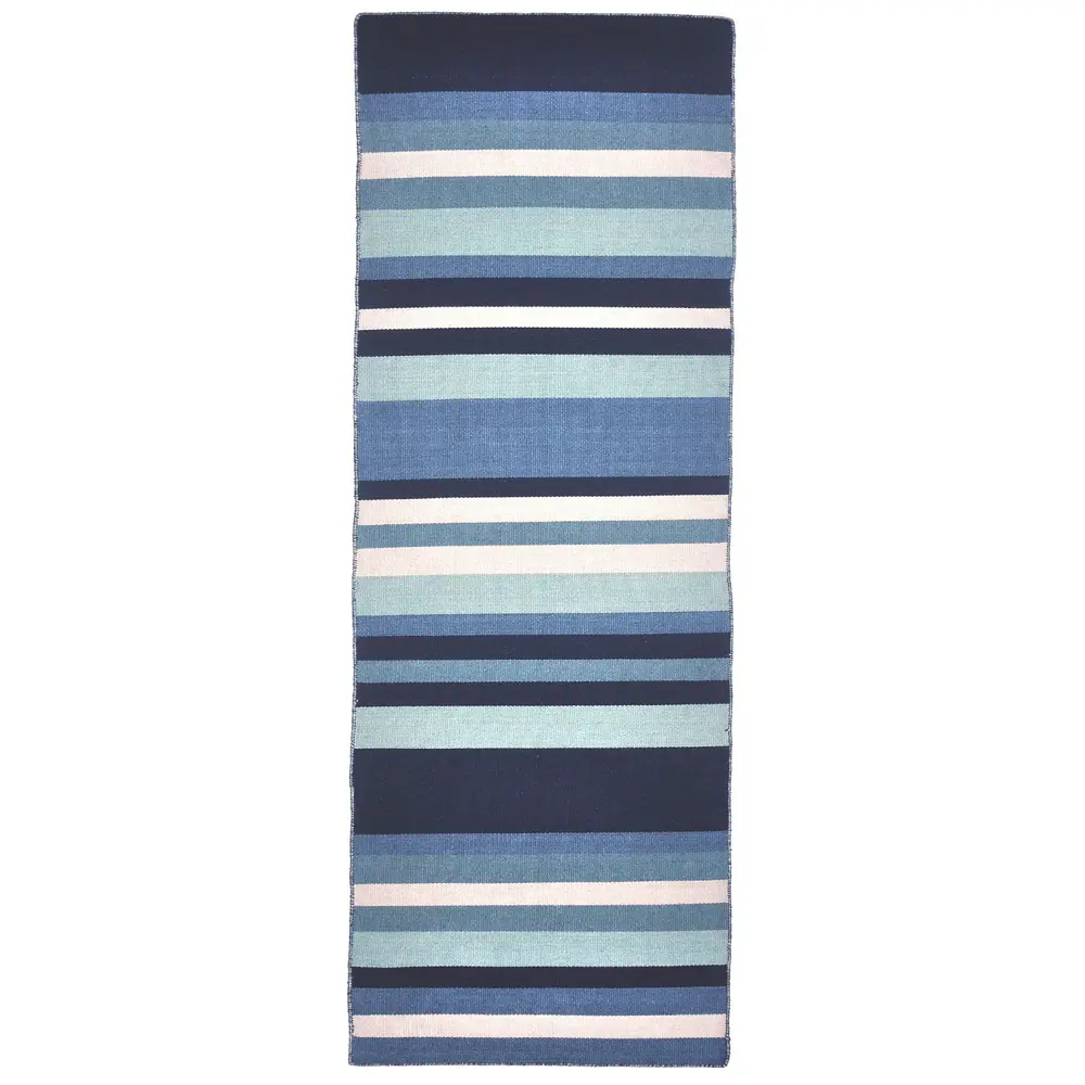 Liora Manne Sorrento Tribeca Indoor/Outdoor Area Rug Water 2' x 8'