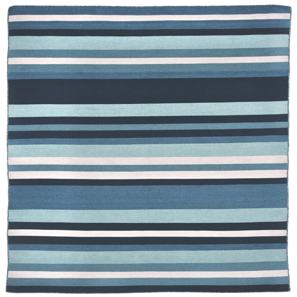 Liora Manne Sorrento Tribeca Indoor/Outdoor Area Rug Water 8' Square