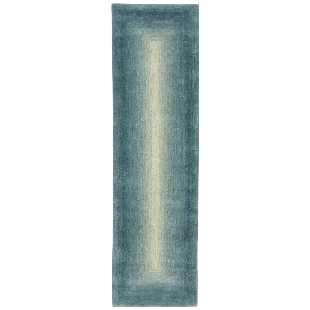 Liora Manne Tivoli Dream Border Indoor Area Rug Aqua 2' x 7'6