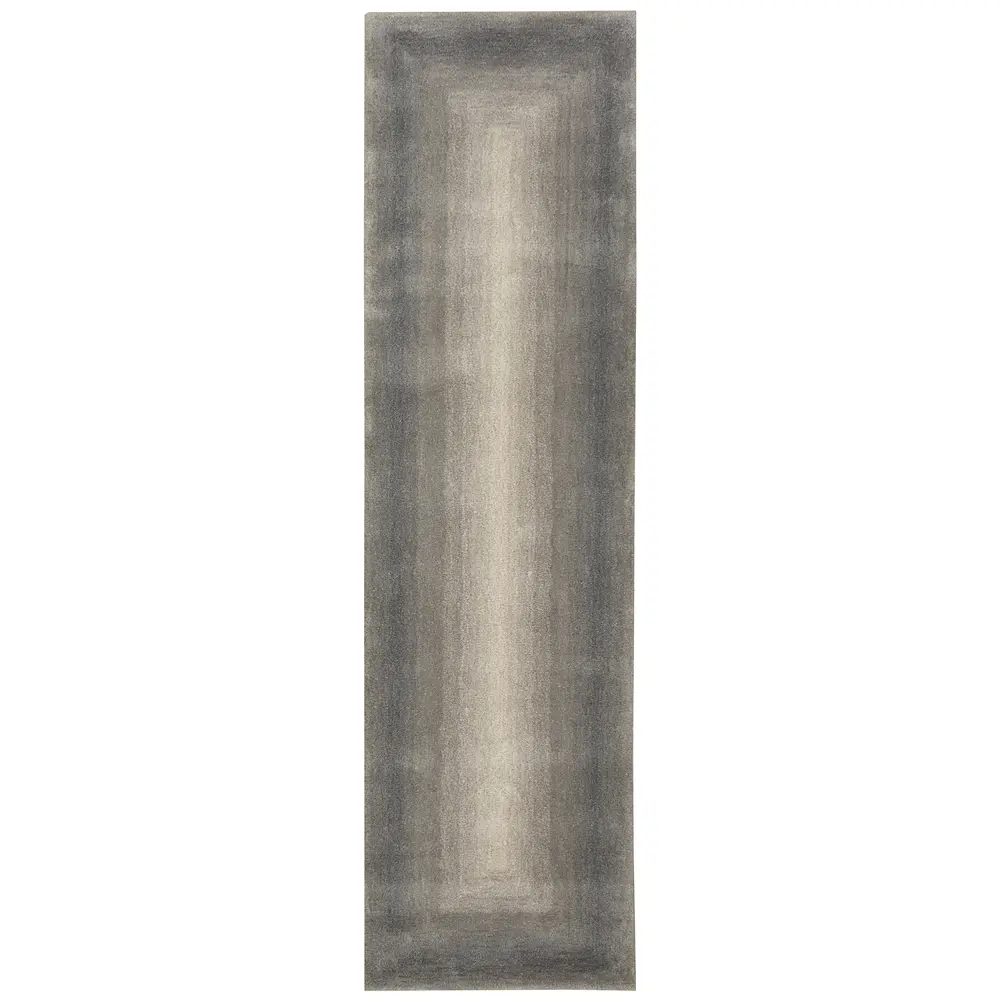 Liora Manne Tivoli Dream Border Indoor Area Rug Silver 2' x 7'6