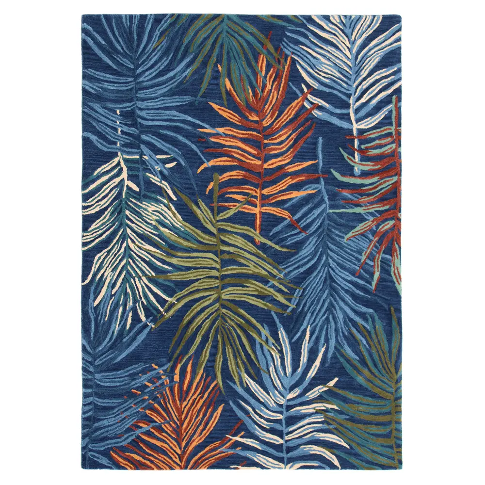 Liora Manne Tivoli La Palma Indoor Area Rug Navy 3'6