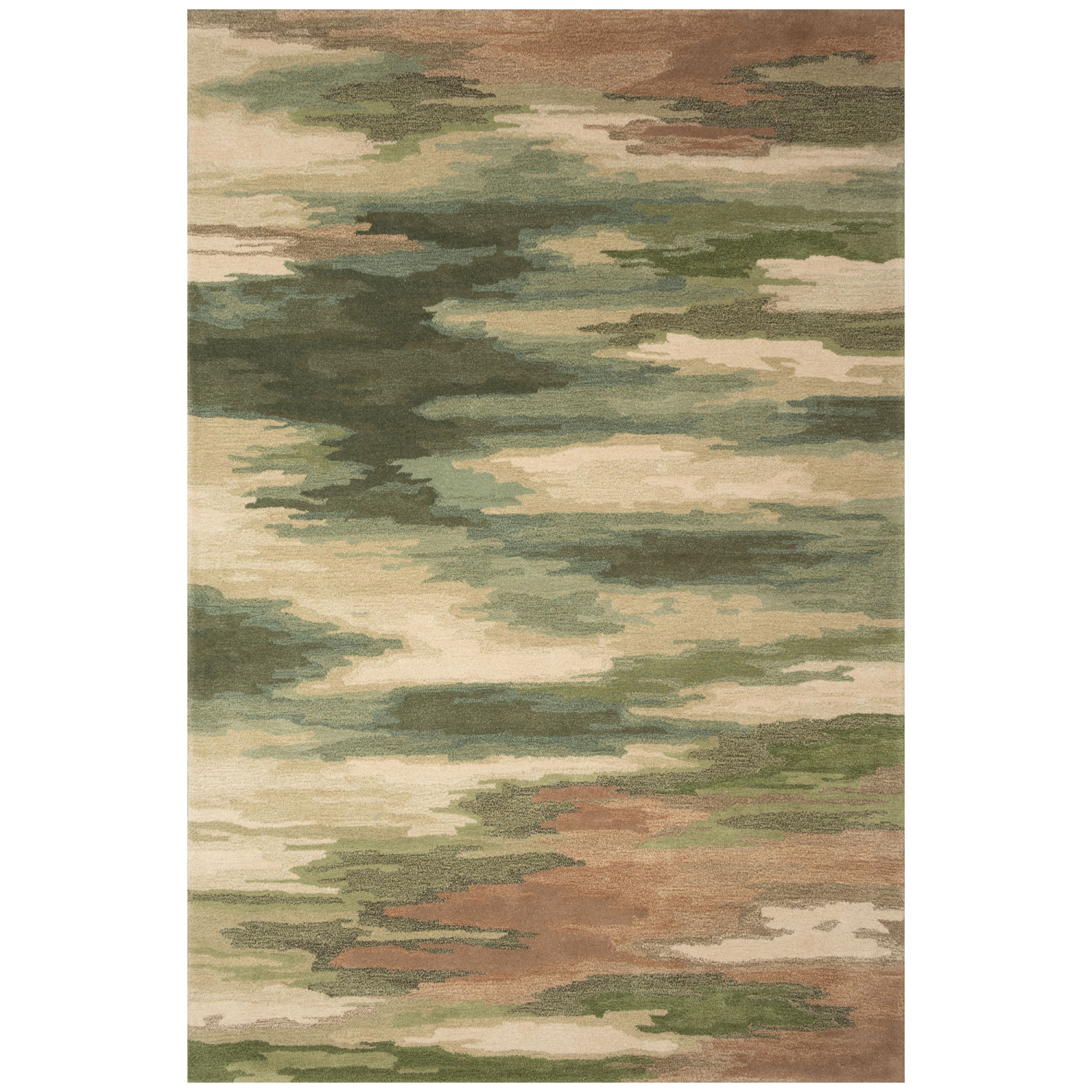Liora Manne Tivoli Nom De Plume Indoor Area Rug Green 5' x 7'6