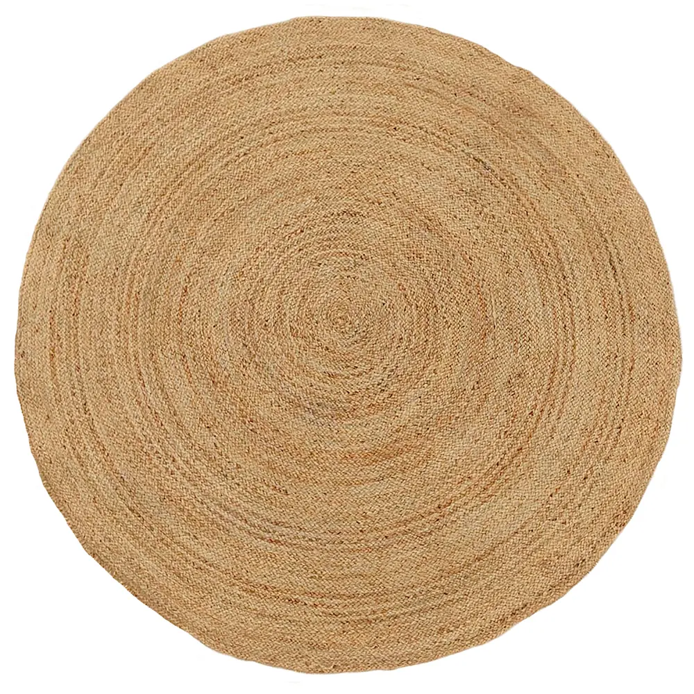 Liora Manne Tulum Plain Indoor Area Rug Natural 6' x 6'