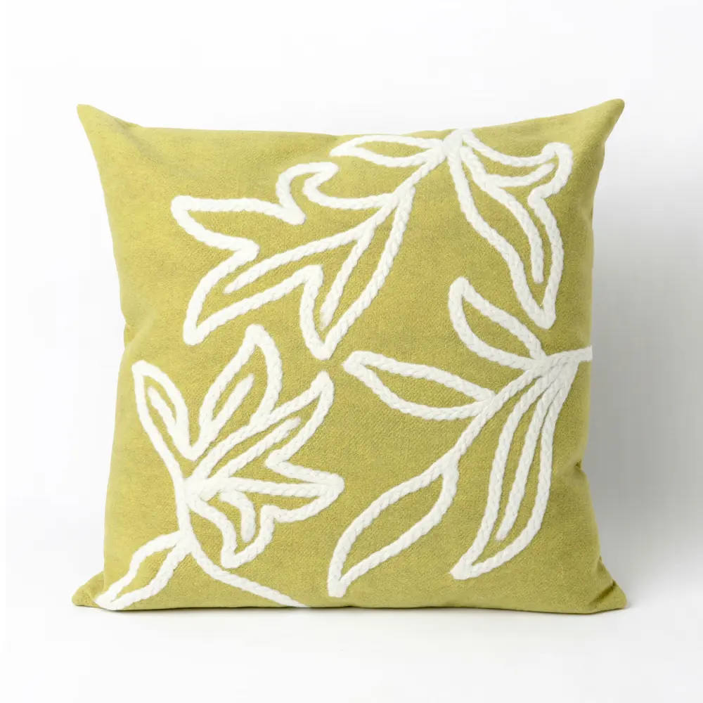 Liora Manne Visions I Windsor Indoor/Outdoor Pillow Lime 20