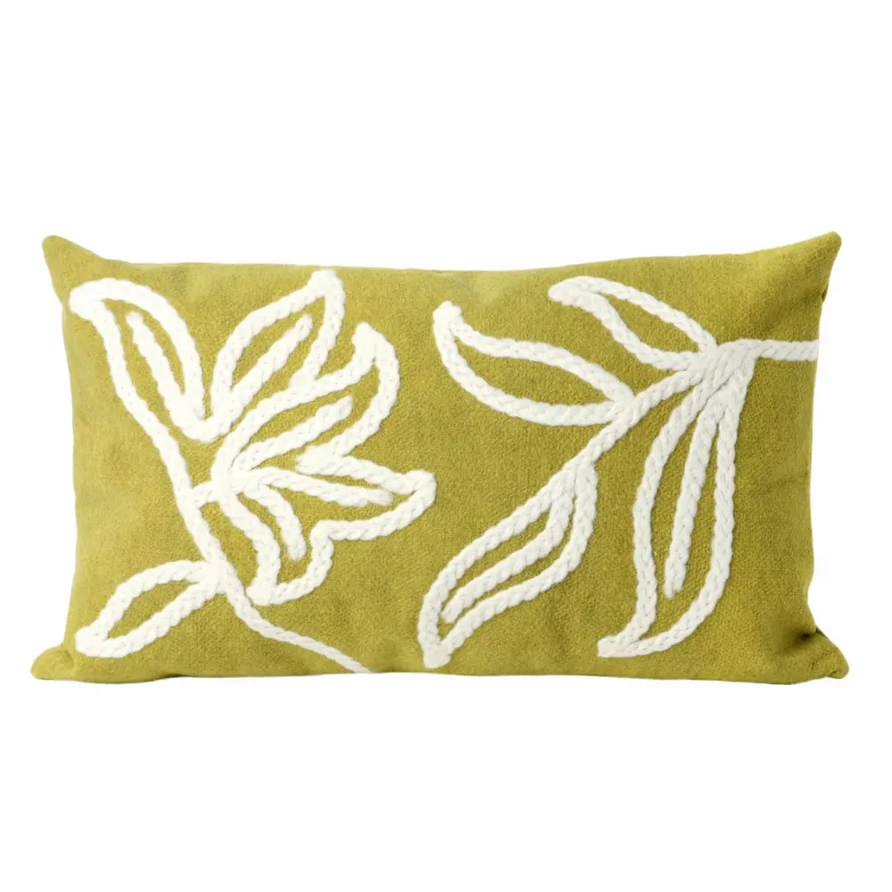 Liora Manne Visions I Windsor Indoor/Outdoor Pillow Lime 12